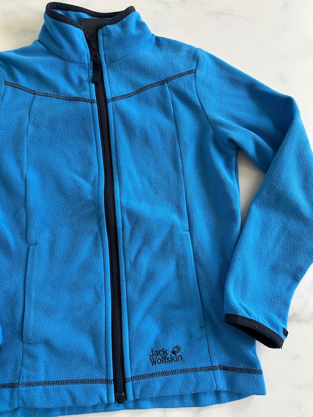 Jack Wolfskin Vestes & Manteaux: Jack Wolfskin Polar Jacke Kinder Gr. 140 – D'occasion à Lausen par Swissart123 1