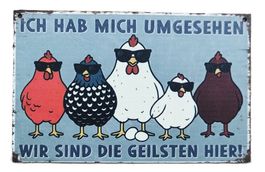 Wir sind die geilsten hier....  - Holzschild  (neu/OVP)