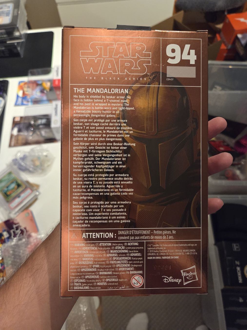 Star Wars Giocattoli: Star Wars Black Series Mandalorian Carbonized – Nuovo e nell'imballaggio originale da Ebikon venduto da gst_5psl 1