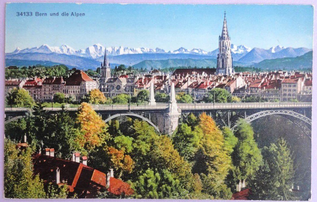 Cartes postales: Bern und die Alpen – Défectueux à Fétigny par Billy2miny