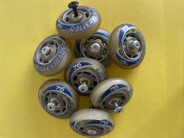 8 Inlineskate Rollen Rollerblade 76mm/78A - Top Zustand, neu