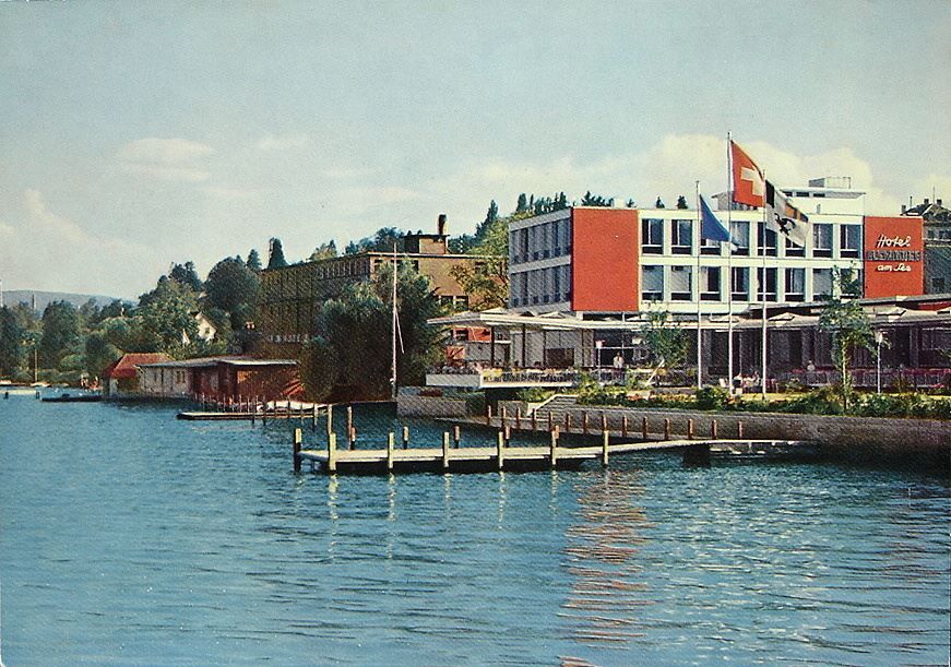 Cartoline postali: THALWIL Seerestaurant Hotel Alexander – Nuovo (secondo la descrizione) da Jona venduto da philajona