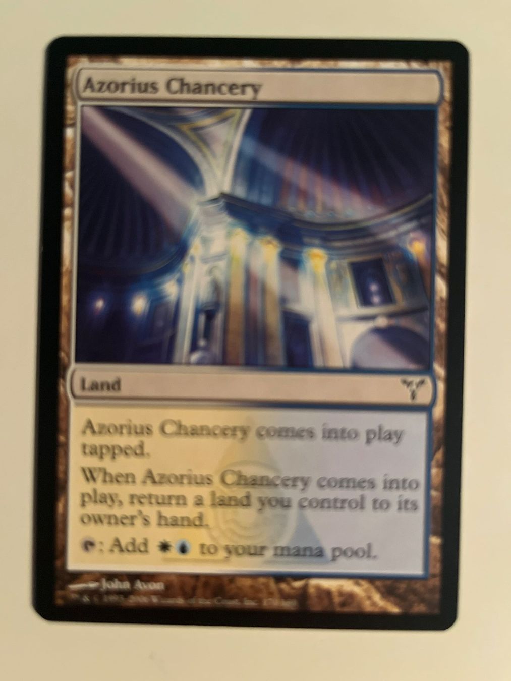 Magic The Gathering Carte collezionabili: 1 x Azorius Chancery - Magic: The Gathering - MtG – Usato da Kriens venduto da Shadi1980