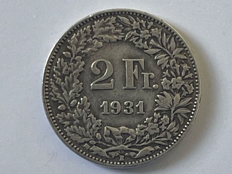 Tutti le monete: 2Fr 1931 – Usato da Erlach venduto da rsci
