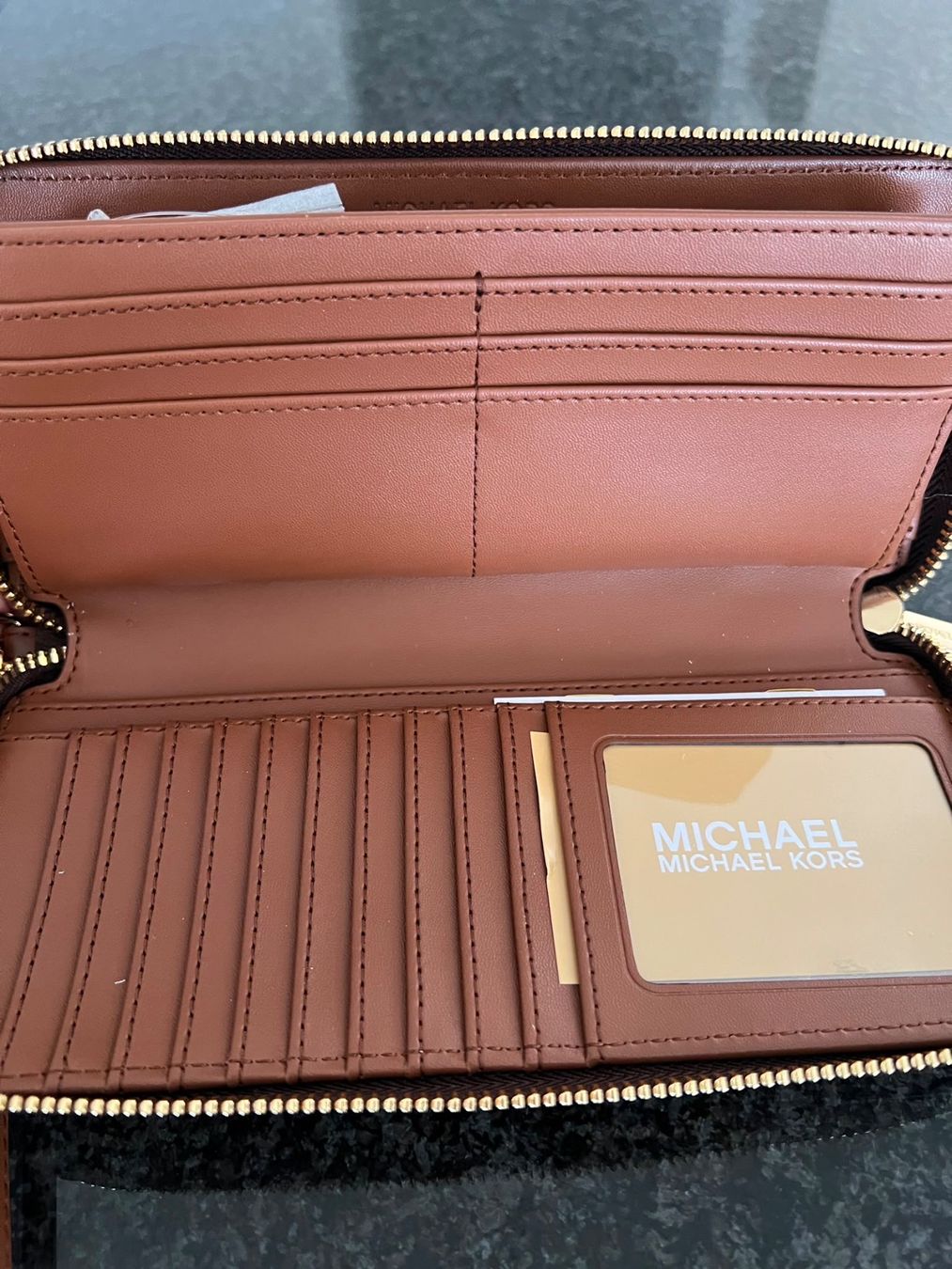 Michael Kors Portamonete: Michael Kors Portemonnaie brown – Nuovo e nell'imballaggio originale da Wiedlisbach venduto da Sistershop 3