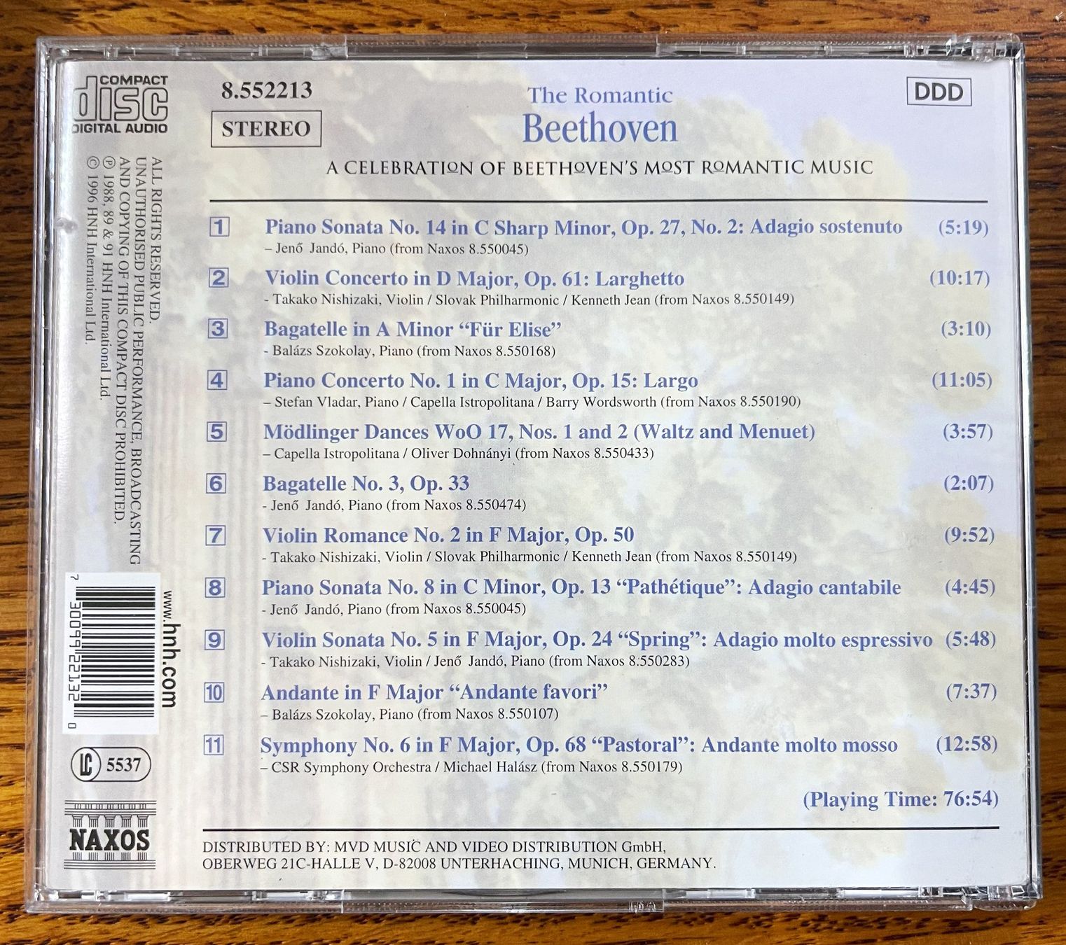 CD: The Romantic Beethoven CD – Usato da Oftringen venduto da Vucki 1