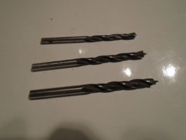 Holzbohrer Set 3-teilig Metall 4mm 5mm 6mm