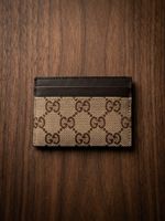 Original Gucci GG Canvas Kartenetui / Cardholder neu