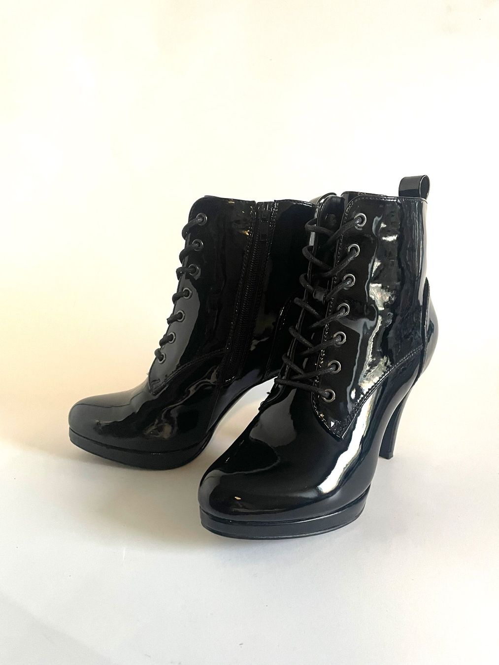 Anna Field Scarpe da donna: Plateau Lack Stiefeletten, Gr.37 – Nuovo (secondo la descrizione) da Zürich venduto da Caro55 5