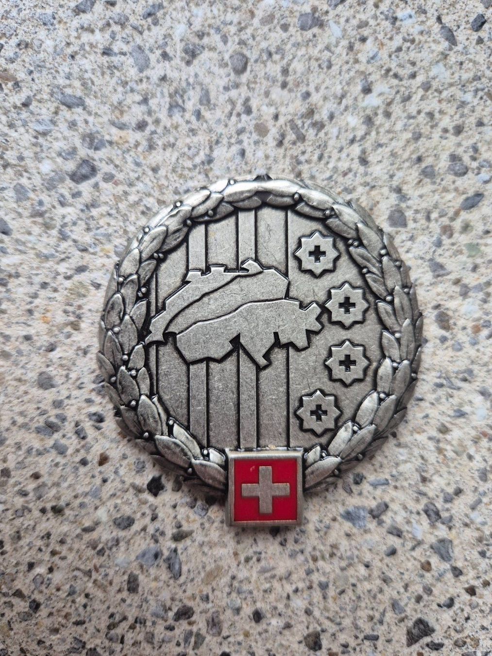 Schweizer Armee Placchette & Badge: *** Beretemblem Armeestab *** – Nuovo (secondo la descrizione) da Riedholz venduto da fr_sIruP