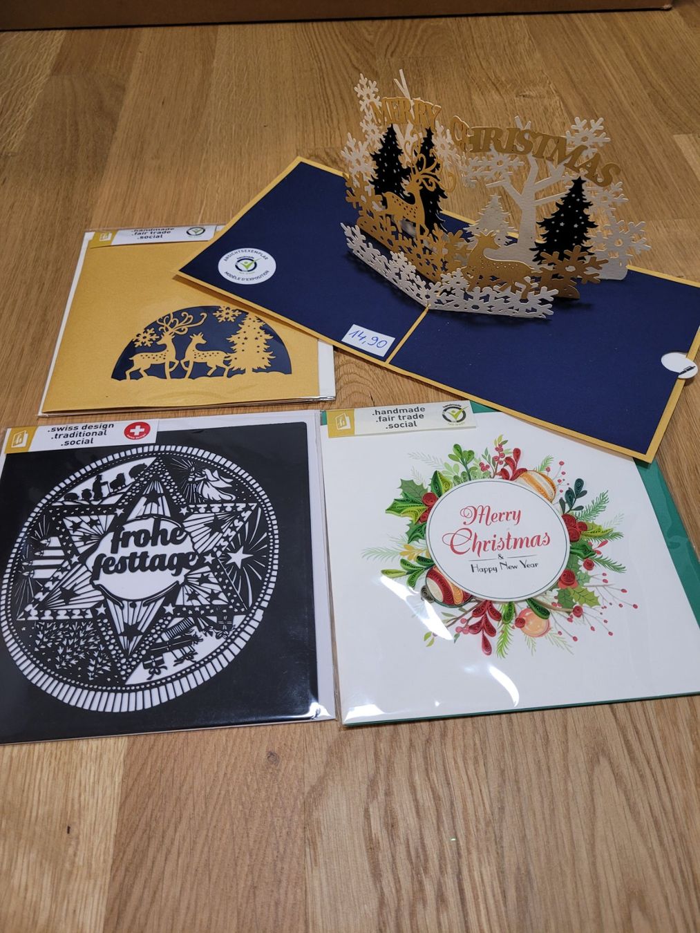 Cartoline: Weihnachtskarten 3er Set, Grusskarten – Nuovo e nell'imballaggio originale da Wasen im Emmental venduto da Sandra189