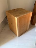 Holz Hocker Beistelltisch