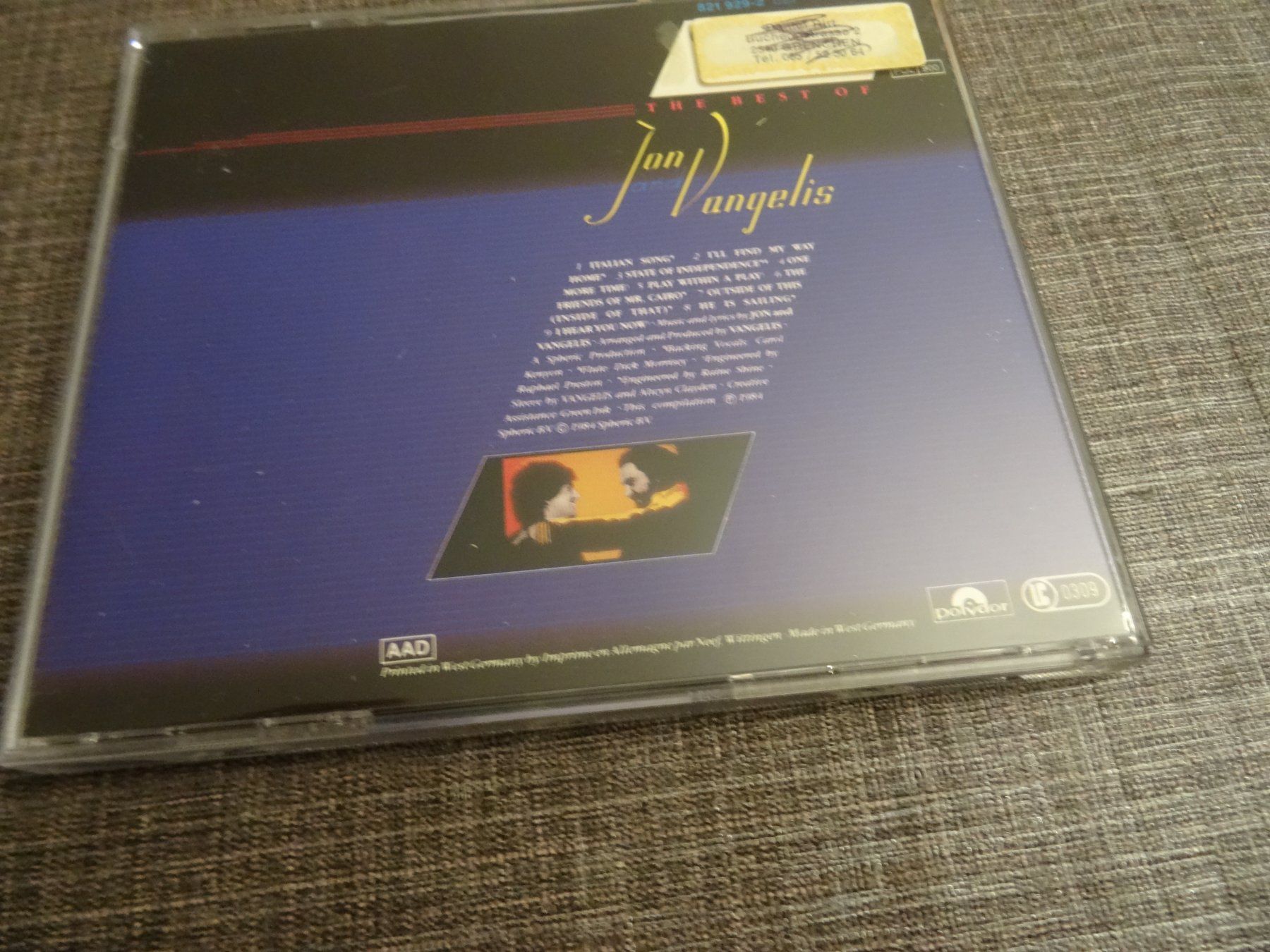 CD: CD "The Best of" Vangelis – Usato da Olten venduto da Disc-Ausverkauf 1