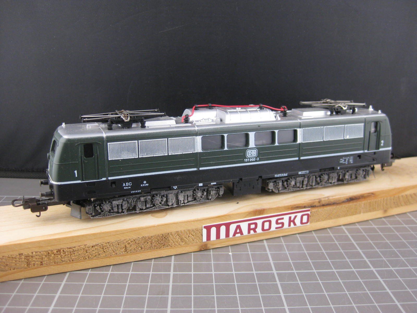 Lima Modellini di ferrovie: Lima DB BR 151 grün, ohne OVP – Usato da Malters venduto da Marosko