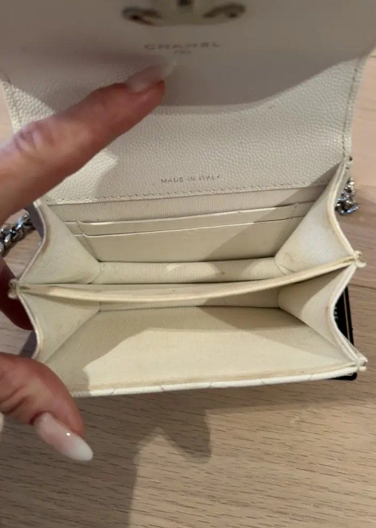 Chanel Borse da donna: Chanel Mini Handtasche Weiss Silber Neuwertig – Usato da Zürich venduto da jia_57tp 8