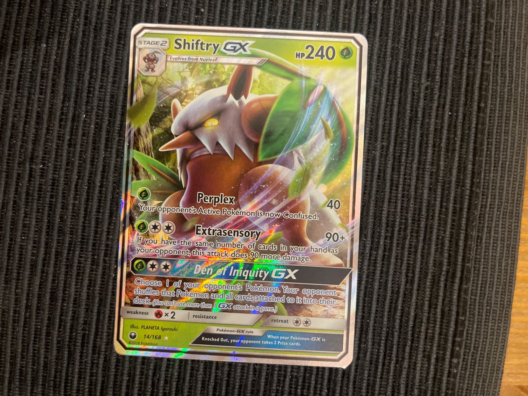 Pokémon Carte collezionabili: Pokemon Shiftry GX Celestial Storm Near Mint – Nuovo (secondo la descrizione) da Wabern venduto da Collectfun