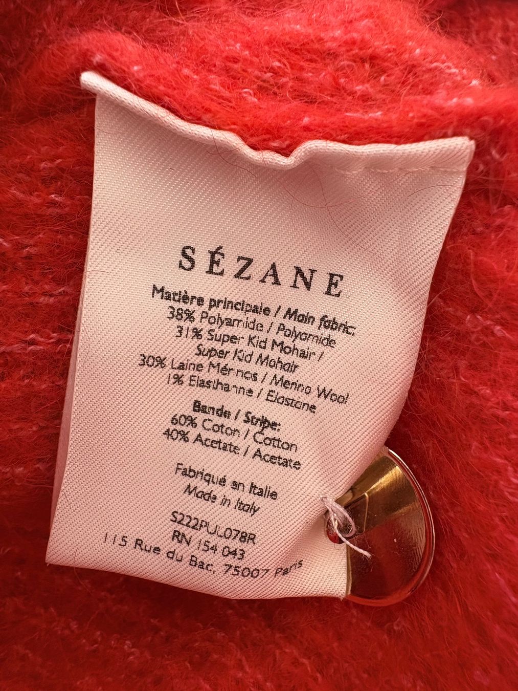 Sezane Pulls & Sweat-shirts: Sezane Pullover Rot – D'occasion à Lausanne par kasiabkasiab 4