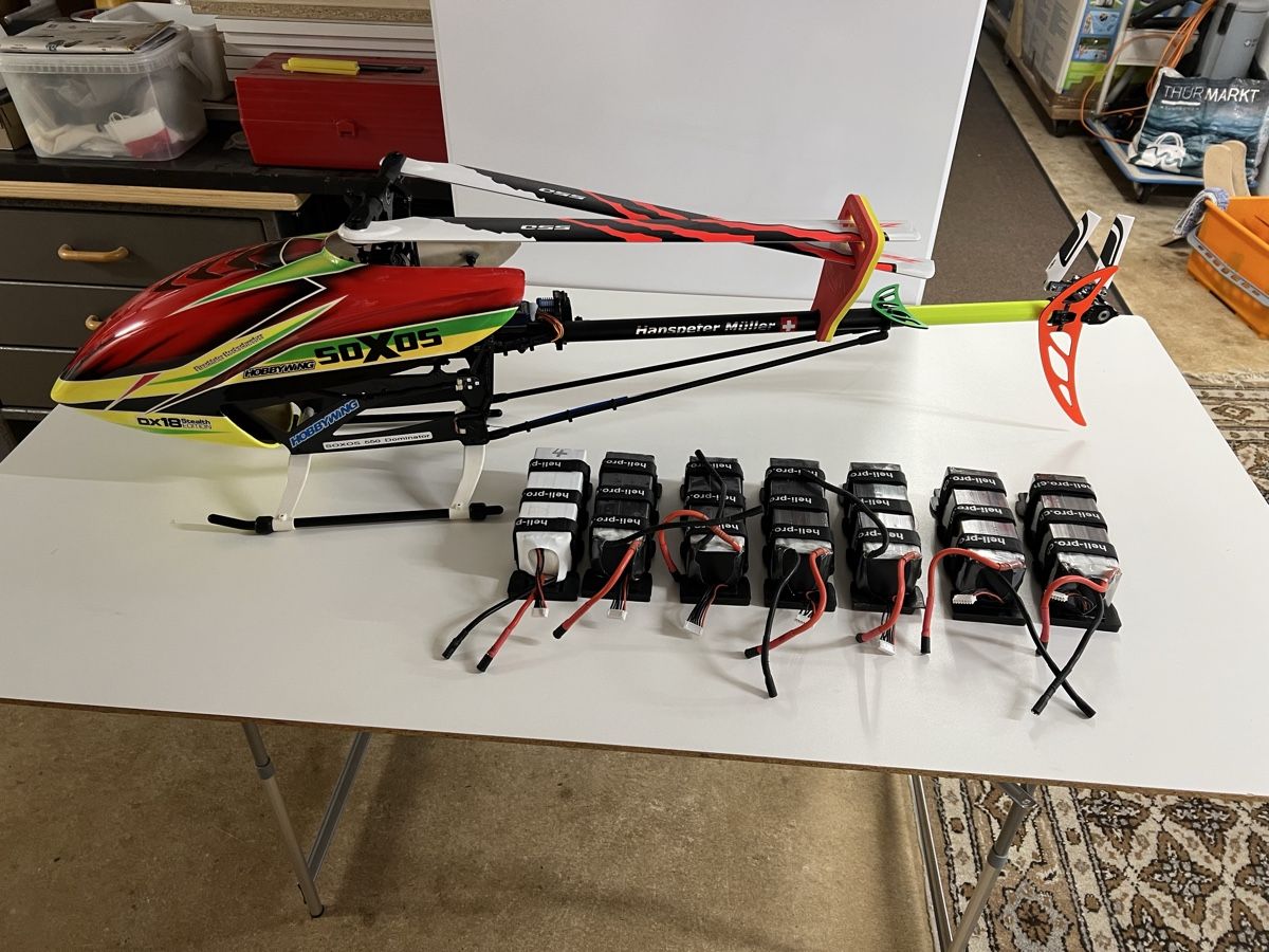 Heli-Professional RC Modellbau: Neuwertiger Heli Soxos 550 Komplett  – Neu (gemäss Beschreibung) aus Amlikon-Bissegg von hanspi1968 9