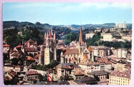 Lausanne-Ouchy - La cathédrale et le quartier des Hopitaux