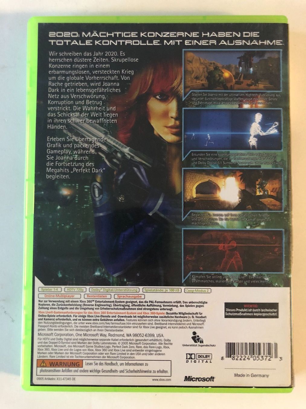 Microsoft Giochi: Perfect Dark Zero für Xbox 360 – Usato da Kestenholz venduto da Mad18 1