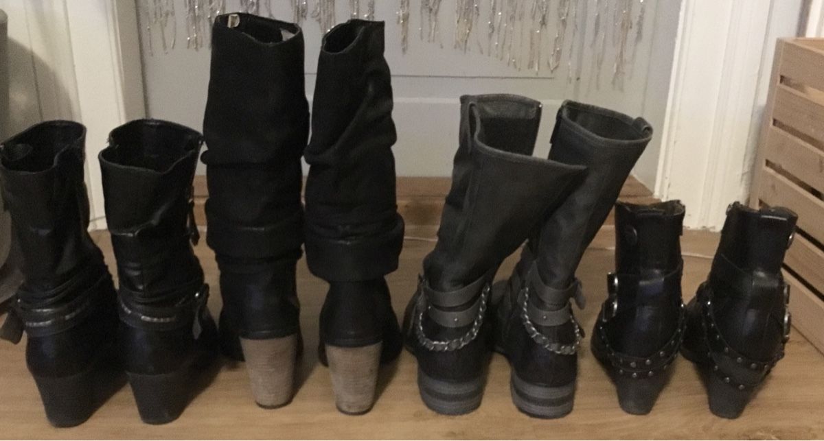 Damenschuhe: Stiefel 4 Paar – Gebraucht aus Schlieren von Jeajet 5