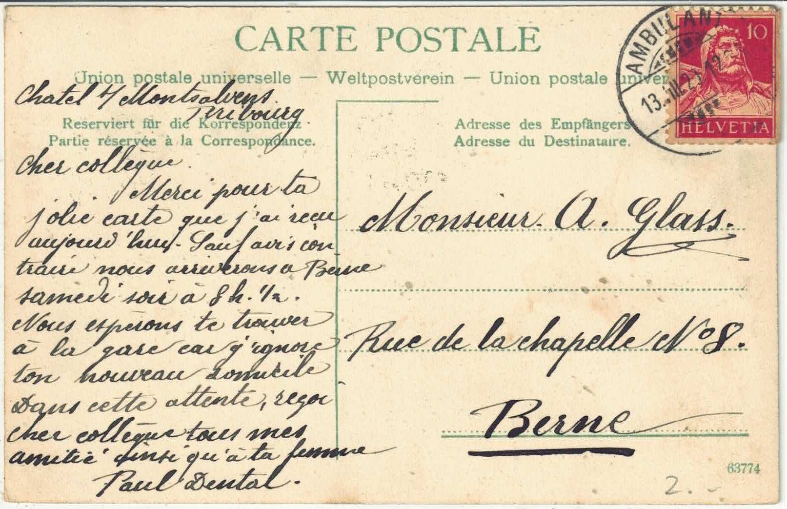 Cartoline postali: Vevey - Debarcadere - Dampfschiff - coloriert – Usato da Ettingen venduto da Kartenplanet 1