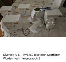 4 Stück i9S-TWS 5.0 Bluetooth Kopfhörer, Neu & Original!