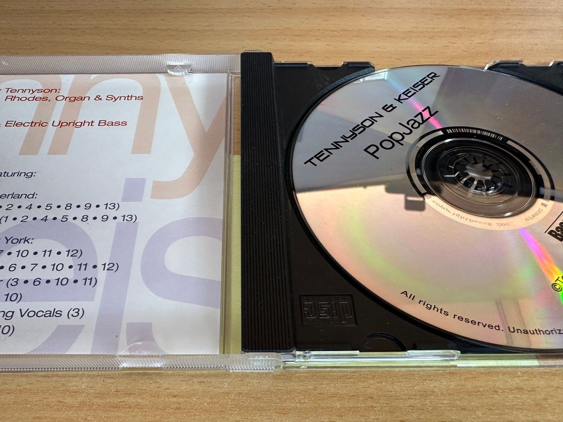 CDs: Tennyson & Keiser – PopJazz – Gebraucht aus Rikon im Tösstal von Alpenmutz 2
