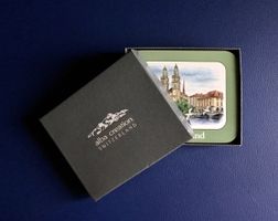 6 Sous-verres Switzerland 🇨🇭, neufs, boîte cadeau