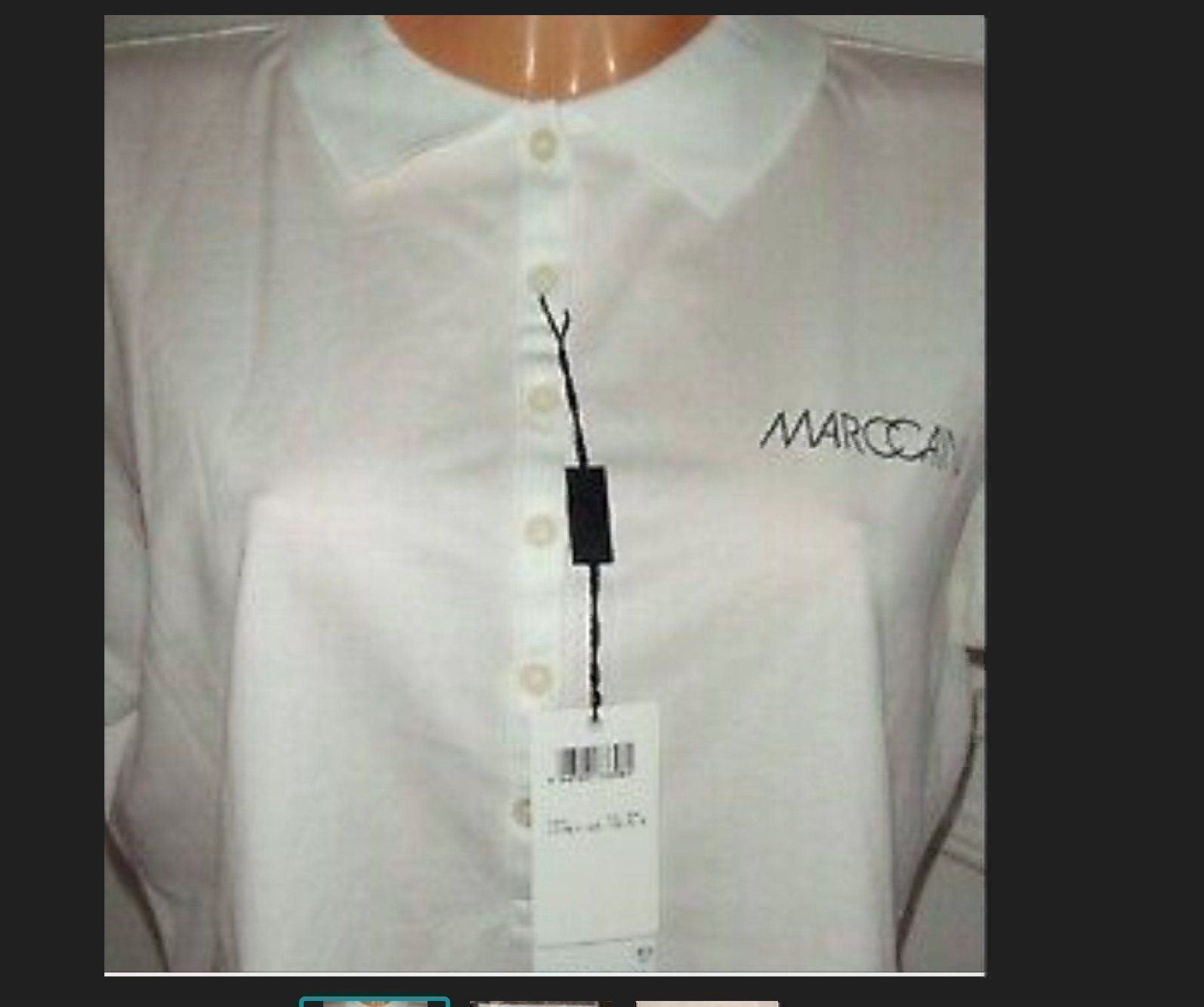 Marc Cain Magliette Polo: MARCCAIN PoloShirt Gr 5 42 graphit weiss – Nuovo e nell'imballaggio originale da Volketswil venduto da praxis12