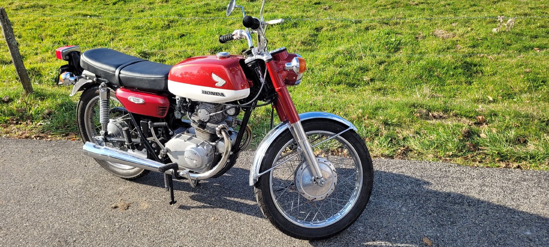 Strasse: Honda CB125 K4 intégralement restauré – Gebraucht aus Lausanne von fefc.eu 1
