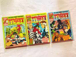 3 Fantastische Vier Comics, Condor Verlag, Nr. 17-19