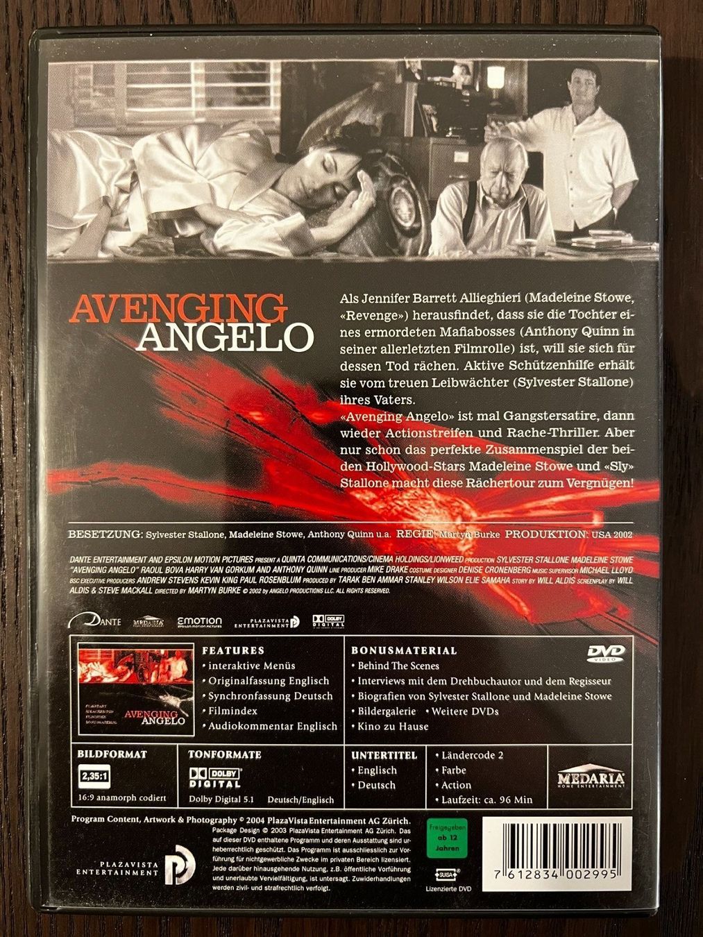 Tous les DVDs: Avenging Angelo – D'occasion à Zürich par FilmFreunde 1