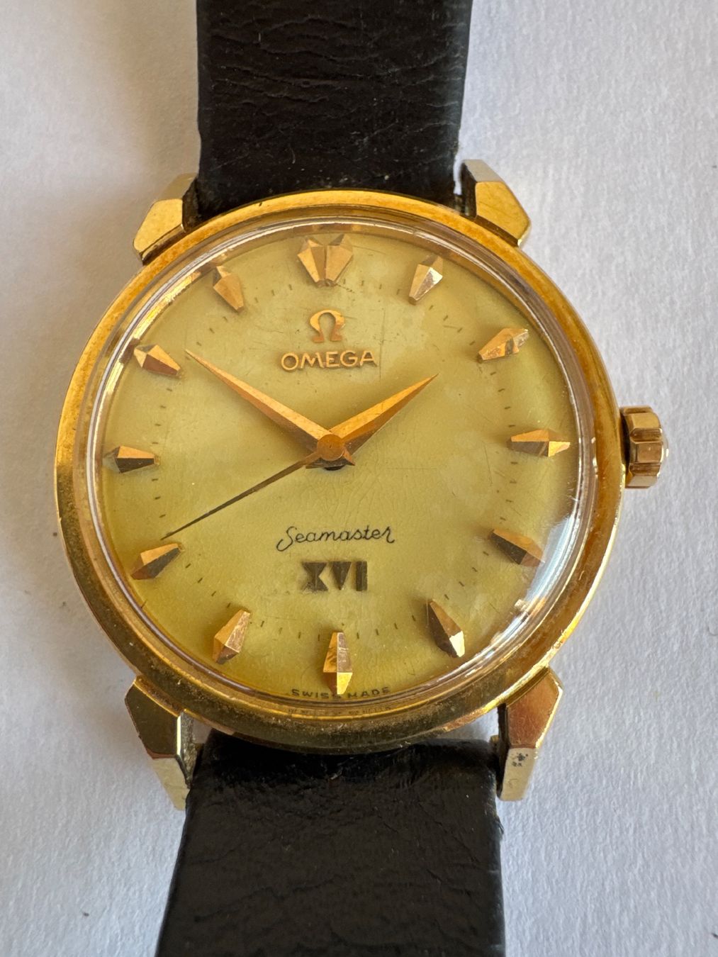 Omega Orologi: Superbe Omega Seamaster XVI Olympic or 18k – Usato da Erde venduto da CBarts