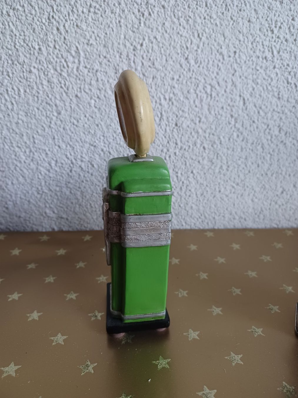 Statuette: Fossil Werbung/ Deko Set mit grüne Zapfsäule+2 Blechboxen – Usato da Hagendorn venduto da siwasi3 2