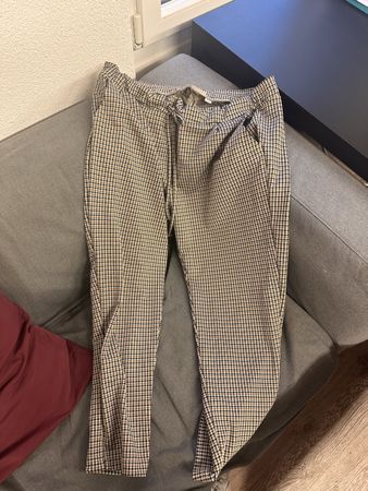 Trendige Blue Motion Damenhose im Karomuster, Grösse L