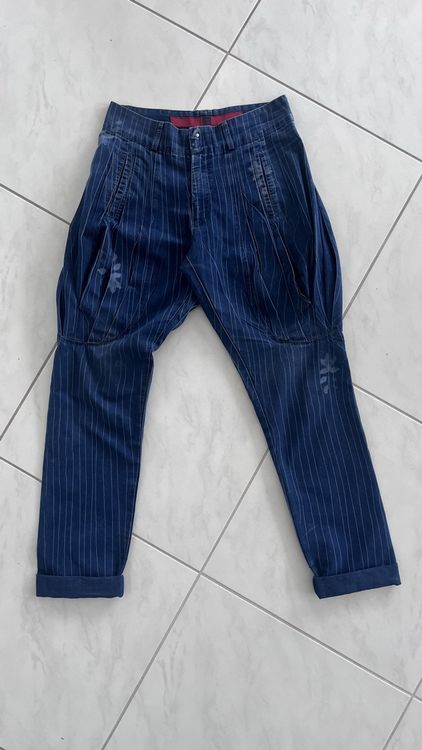 Pantalon Homme MARITHÉ & FRANÇOIS GIRBAUD Velours Strié Beige - Taille 46 Vintage - Occasion Très Bon état