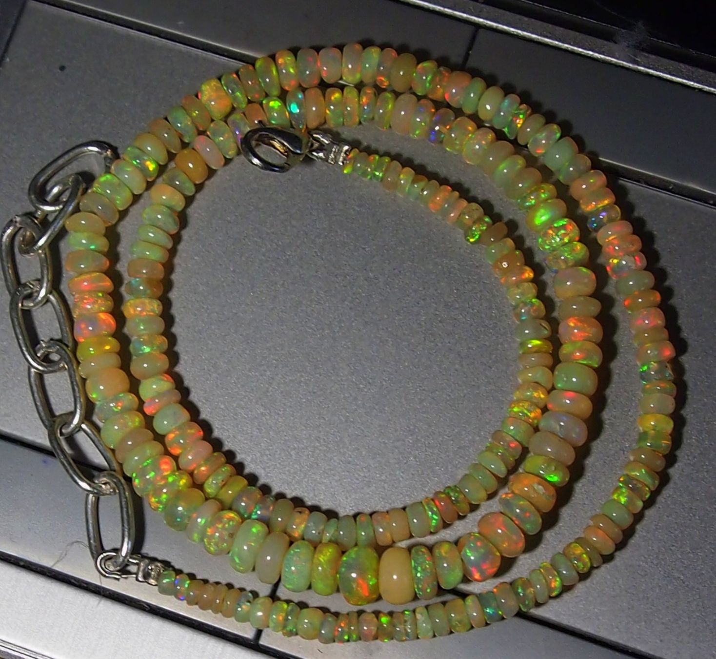 Catenine: 48 Crts stark funkelnde Feuropalkette, 1224 – Nuovo e nell'imballaggio originale da Reinach BL venduto da Marcopal 4