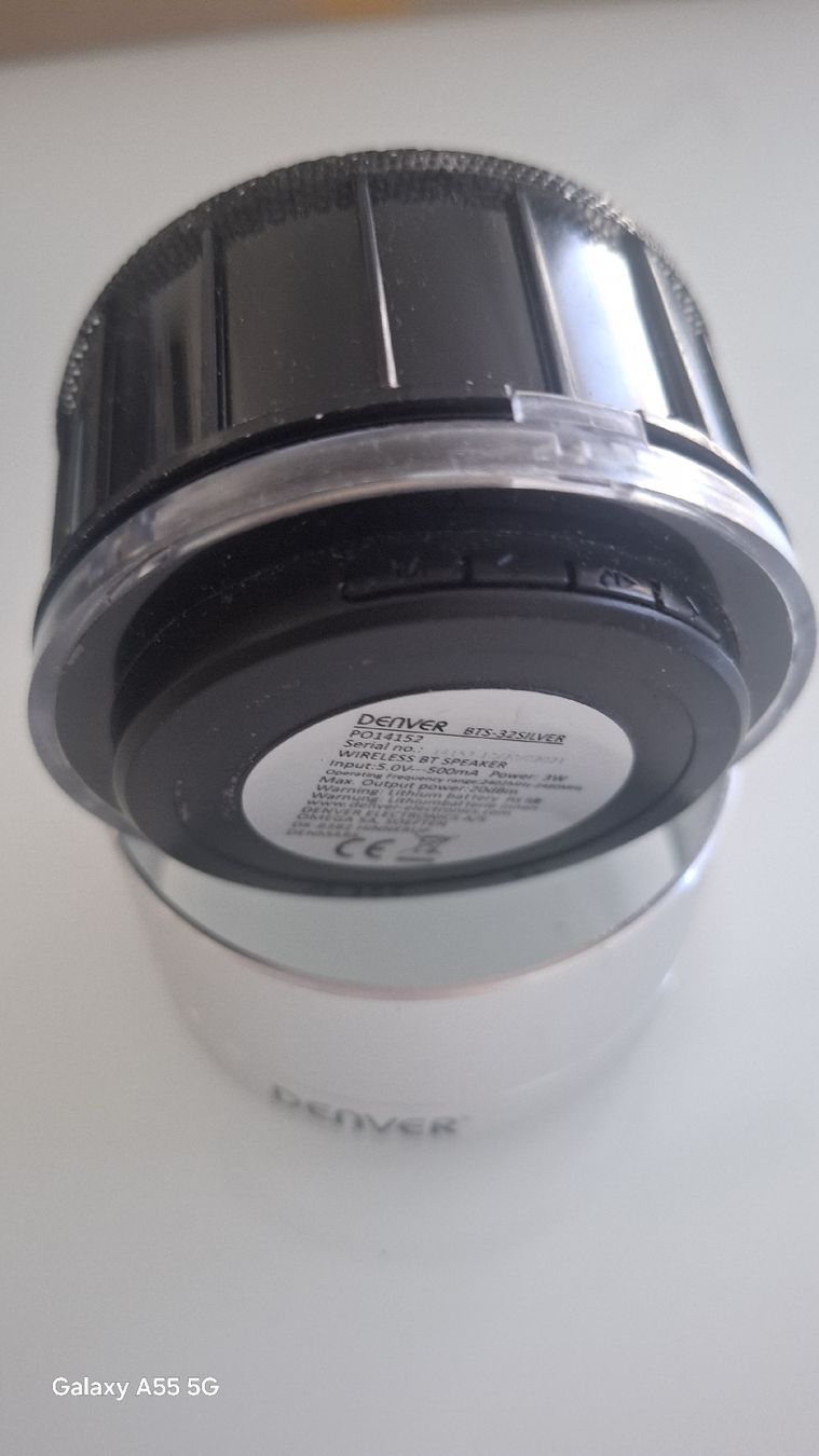 Casse acustiche: Denver BTS-32 Bluetooth-Lautsprecher, silber, gebraucht – Nuovo (secondo la descrizione) da Sirnach venduto da donatogalella81 2