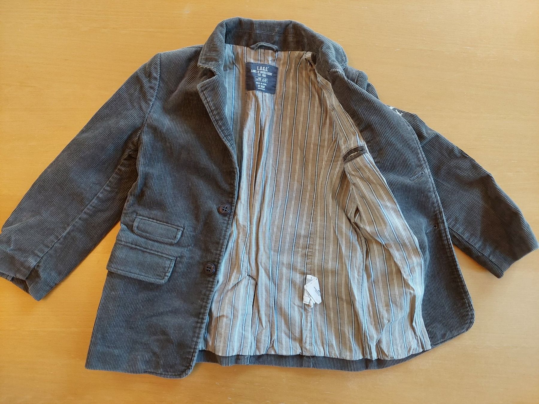 Giacche & Cappotti: LOGG Cord Jacke / Gr.116  /  5-6 J. – Usato da Zürich venduto da meymano 2