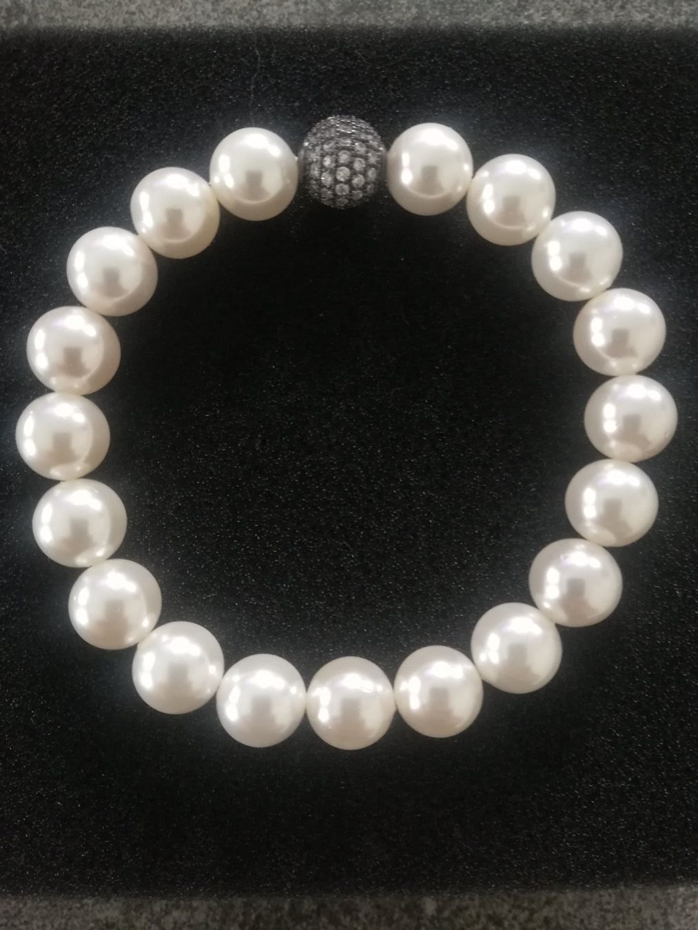 Armbänder & -reifen: SÜSSWASSER PERLEN ARMBAND mit Haematit Stein – Neu (gemäss Beschreibung) aus Steinhausen von ellako