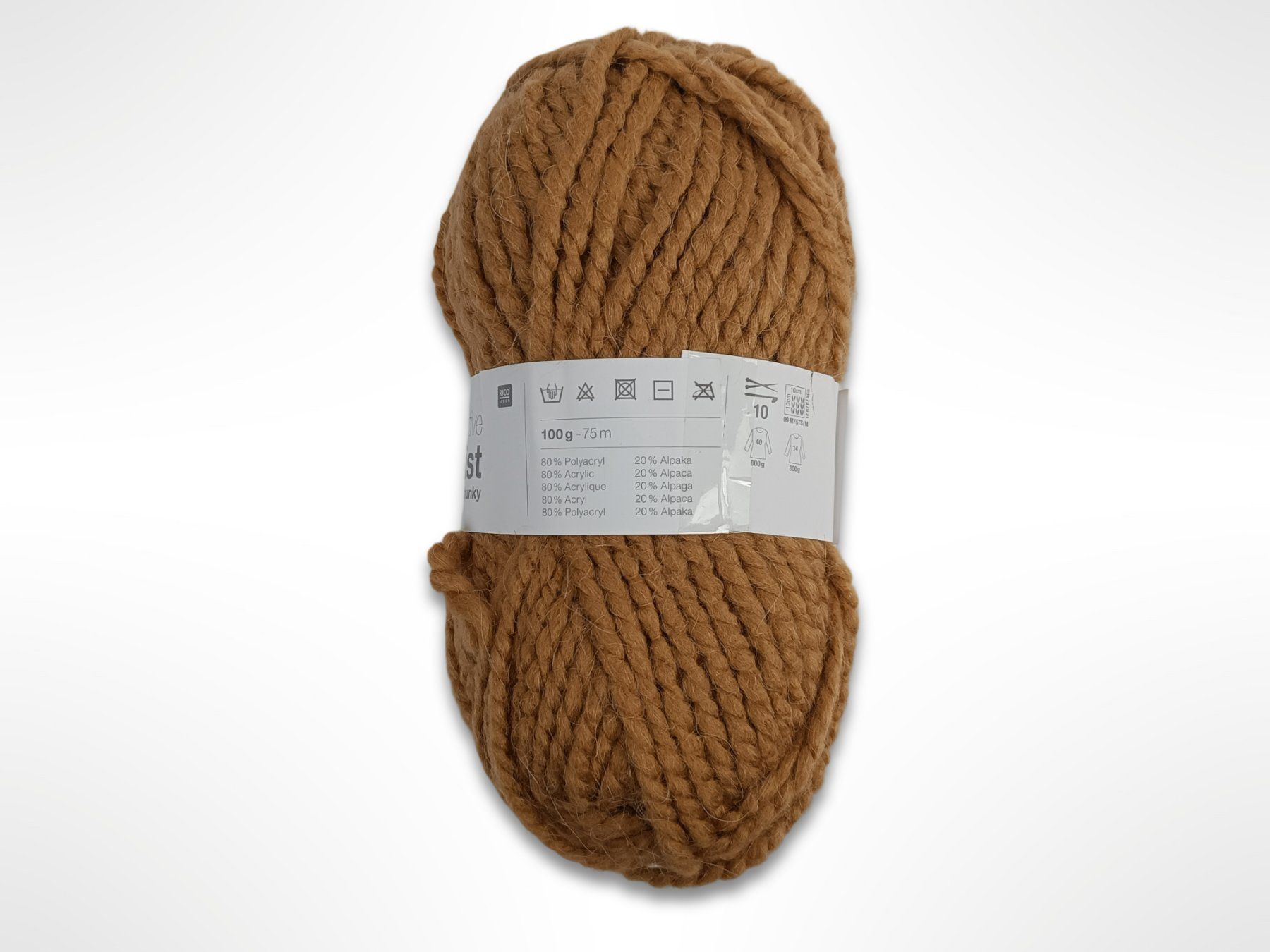 Lana: RICO DESIGN dicke Wolle Kamelbraun 10 Stk. – Nuovo (secondo la descrizione) da Suhr venduto da Restwert_Suhr 4