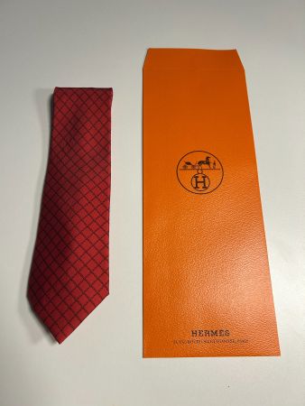 Hermès Carre Muster Krawatte