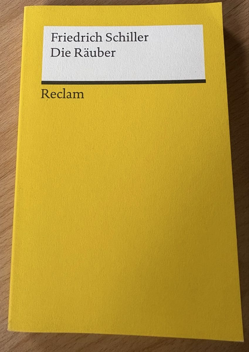 Libri: Die Räuber von Friedrich Schiller – Usato da Hünenberg See venduto da spartakus02