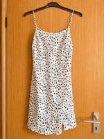 Vestito corto a pois bianco e nero taglia S nuovo