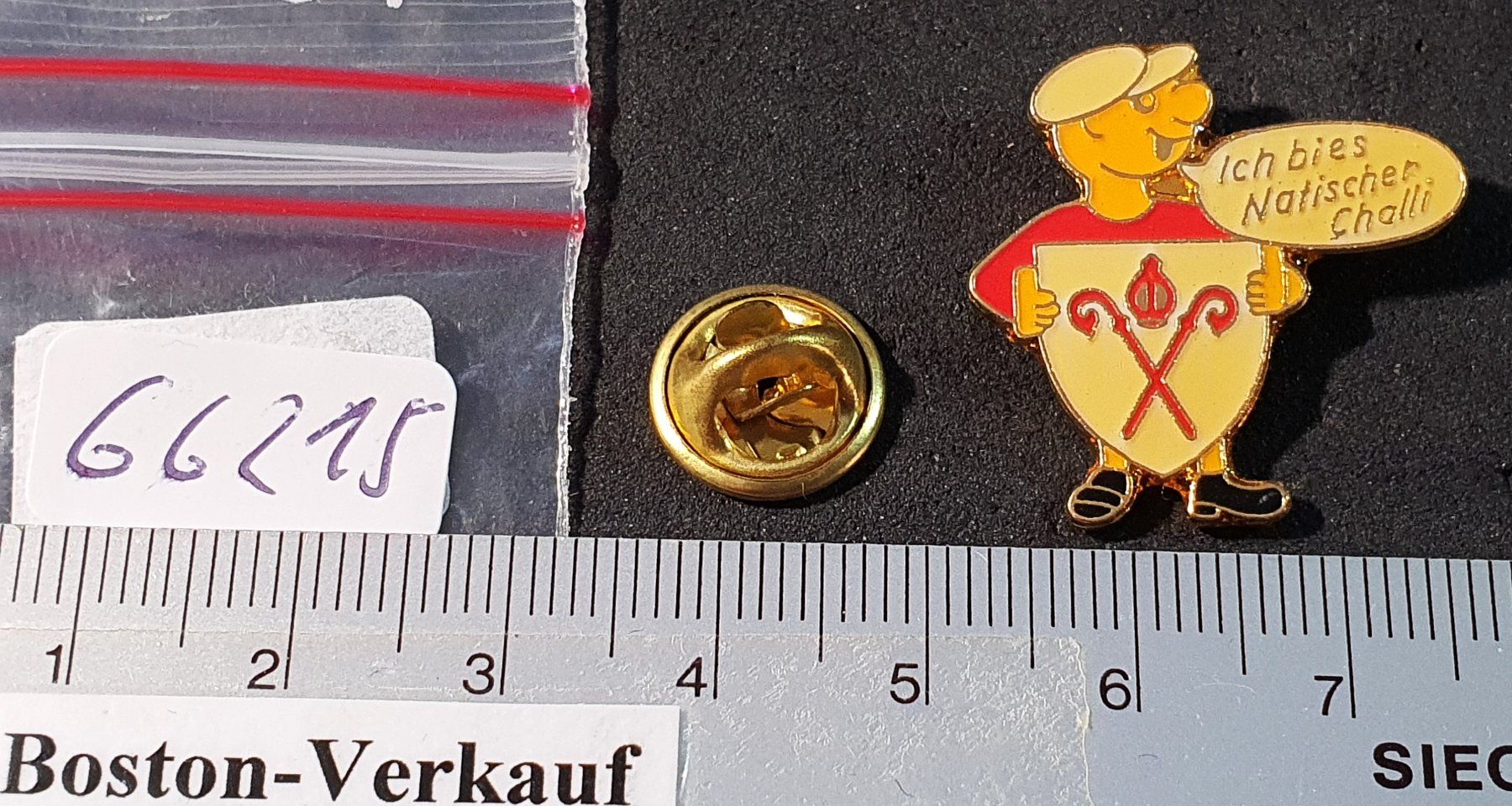 Placchette & Badge: GG215 - Pin Ich bies Natischer Challi / Naters Wallis – Usato da Reinach BL venduto da Boston-Verkauf 2