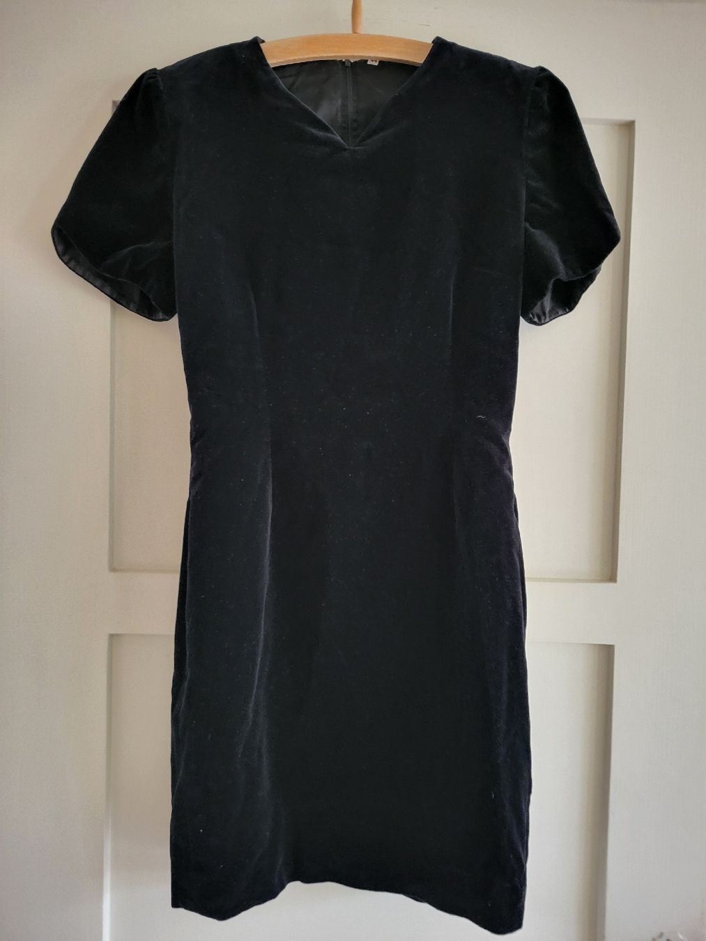 Kleider: Elegantes Vintage '70-'80 Samtkleid schwarz – Gebraucht aus Zürich von sahaara01