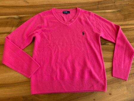 Wie NEU Polo Ralph Lauren Kaschmirpullover Pink Gr. L