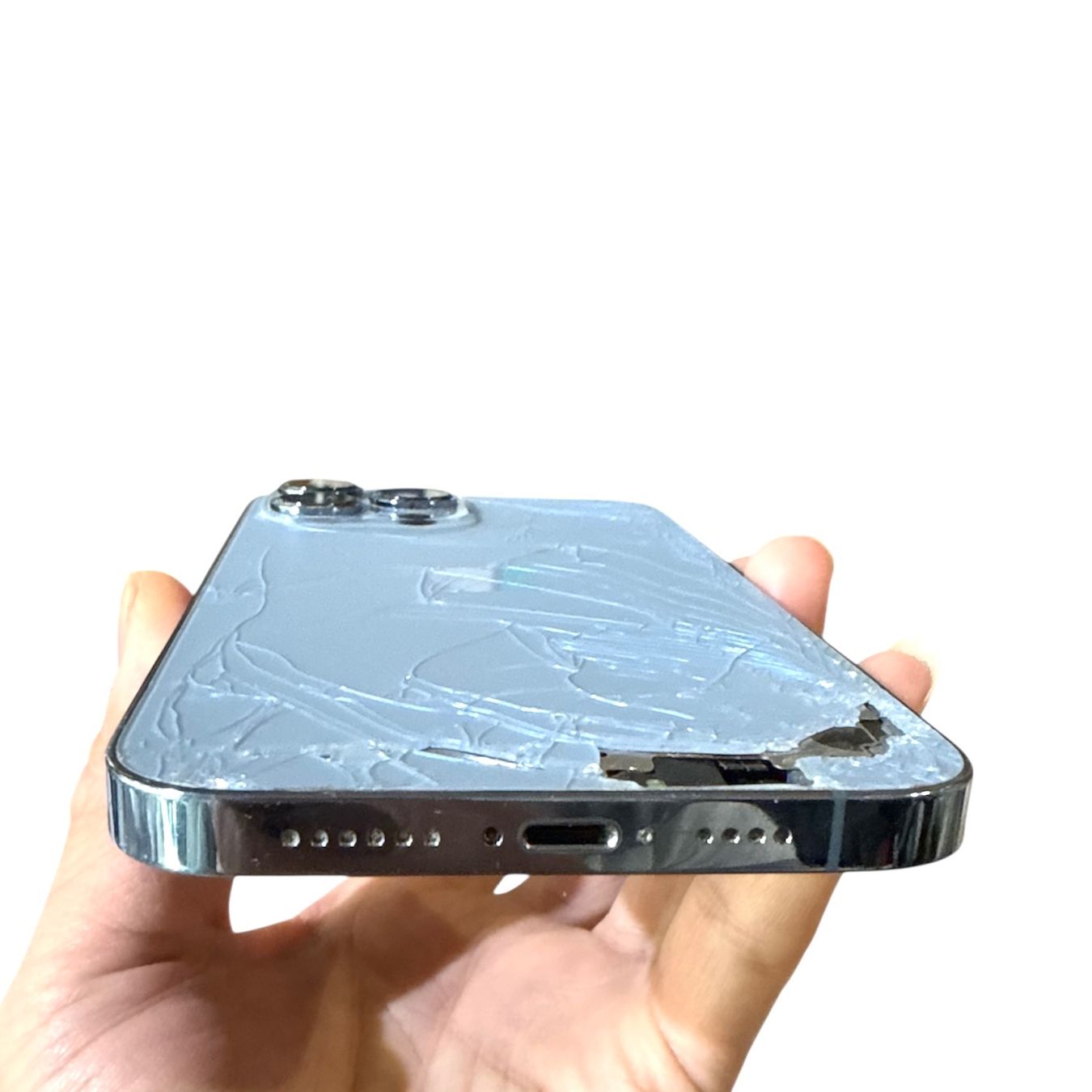 Apple Telefoni cellulari / Smartphones: Châssis iPhone 13 Pro Max bleu (Original demonté pulled) – Usato da Morges venduto da DA-repa 1