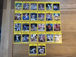 Fleer Baseball Cards 1991 Gelb Rarität Top Zustand!